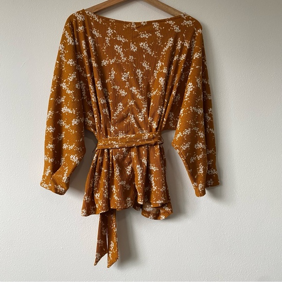 Anthropologie Orange Blouse Top - Picture 8 of 15